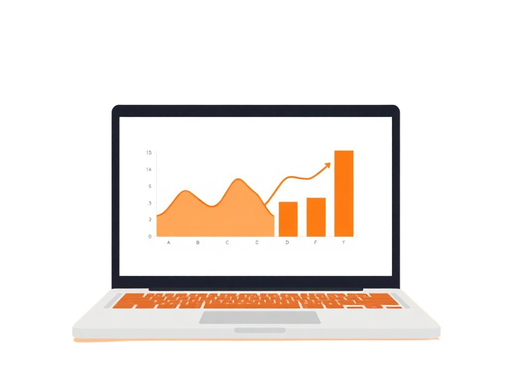Merevio profit dashboard shown on a laptop